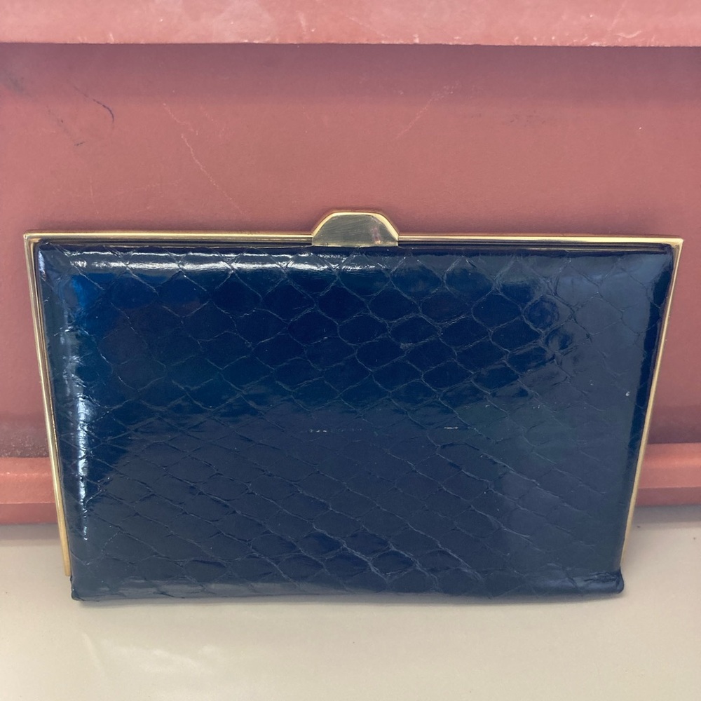 Vintage Women's Croc embossed Leather Wallet/Billfold by Nordstrom’s - Picture 3 of 7
